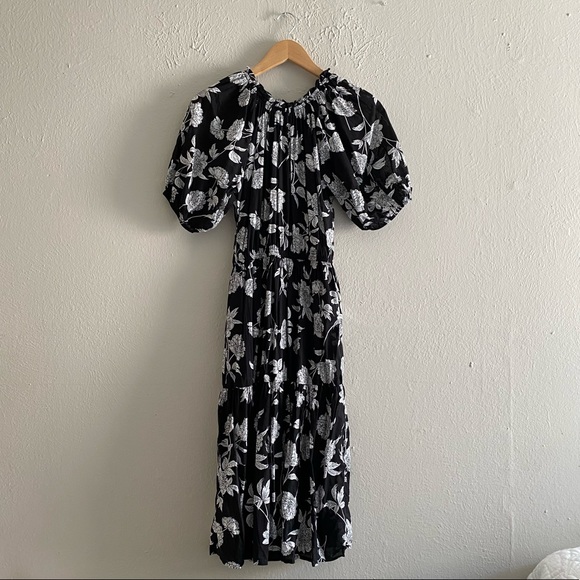 Cotton Floral Dress - Picture 1 of 9